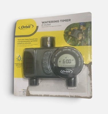 Orbit Conserve Digital Water Timer 2 Outlet - NEW Programmable