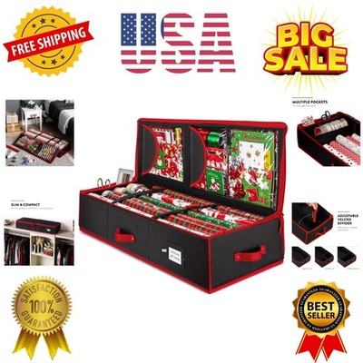 Gift Wrapping Paper Organizer Storage - 40'' Gift Wrap Storage Containers with...