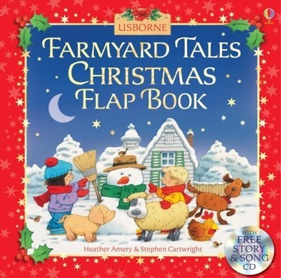 Farmyard Tales Christmas Flap Book with CD, Taplin, Sam