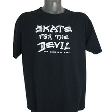 Camiseta Deshuesada Skate for the Devil Para Hombre XL Punk Skate Gráfico