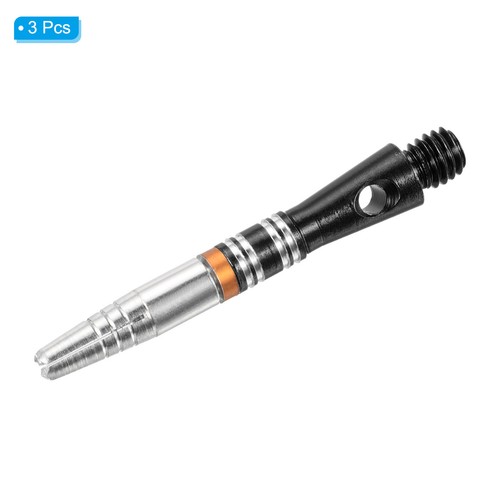 35mm Dart Shafts, Medium 2BA Aluminium Dart Schäfte - 3er Pack (schwarz) - Bild 3 von 5