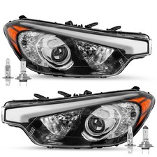 Halogen Headlight Assembly for 2014-2016 Forte with Bulbs Not LED DRL
