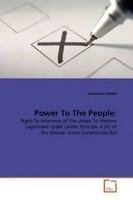 Tewodros Meles | Power To The People: | Taschenbuch | Englisch