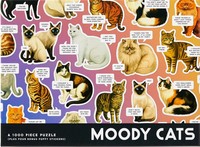Puzzle (1000 T.) Launische Katzen (Galison/Mudpuppy) Neu/Ovp