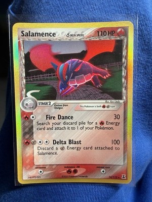 Pokemon Karte Salamence 14/113 Rare EX Delta Species Englisch 2005 110 KP