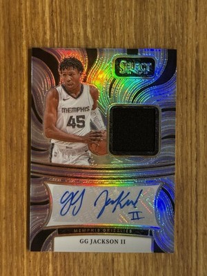 GG JACKSON II 2018-19 SELECT GAME USED SILVER PATCH AUTO /199