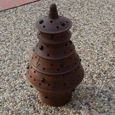 Vintage Bohemian Candle Cover / Lamp Cover