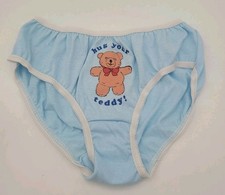 Vintage Inner World Teddy Bear Panties ABDL Hug Your Teddy Kitschy 90s