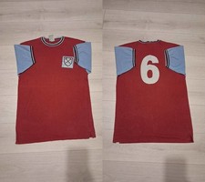 West Ham (1964) - #6 Bobby Moore - ScoreDraw - Vintage Football / Soccer Jersey