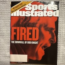 Sports Illustrated Sep 18 2000 Bob Knight Indiana Hoosiers Basketball