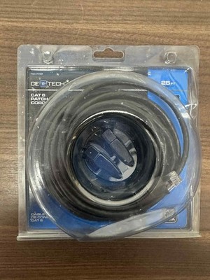 Ce Tech Cat 6 25 Ft Patch Cord Network Cable Very Good