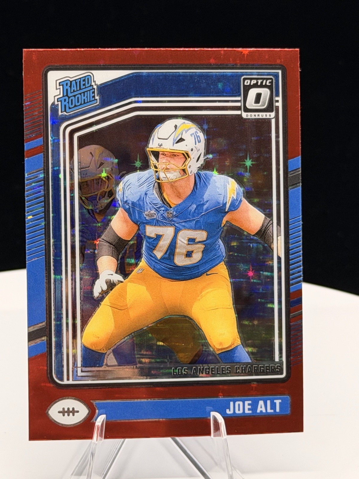 2024 Donruss Optic Joe Alt Red Stars Rated Rookie #254 Chargers ASIA EXCLUSIVE