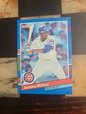1991 Donruss 1990 Leaf #72 Jerome Walton Chicago Cubs MISPRINT No Period Inc