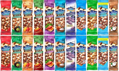 Blue Diamond Almonds Variety Pack (11 Flavors / 22 Bags / 1.5-Ounce Bags)