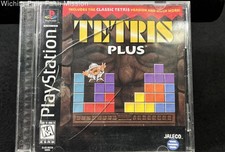 Tetris Plus Sony PlayStation 1 PS1 Original Black Label Puzzle Game Jaleco NTSC