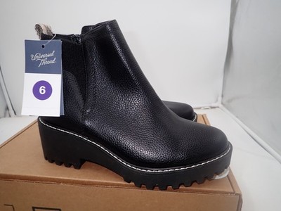 Women's Taci Boots - Universal Thread Jet Black new Size 6