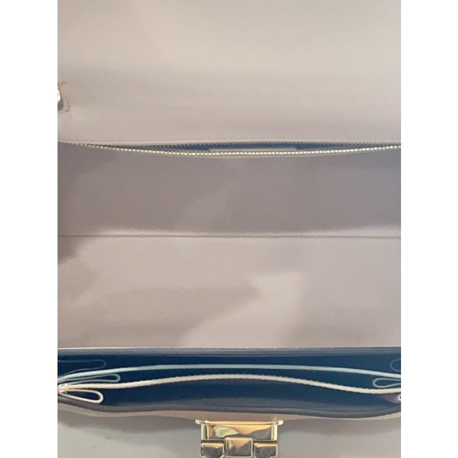Salvatore Ferragamo Gancini Sophia Rainbow 2Way Leather Beige Bag Auth image 6