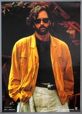ERIC CLAPTON – rare original 1989 Reprise/Warner-Pioneer promo poster