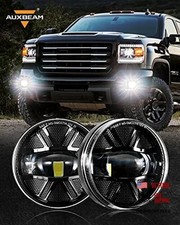 GMC Sierra 1500 Fog Lights Replacement - Black LED Fog Lights 2007-2013 - 2500HD
