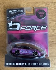Hot Wheels HIN D-Force Modello G8216 Nissan Silvia S15 Viola Importazione Notti Nuovo