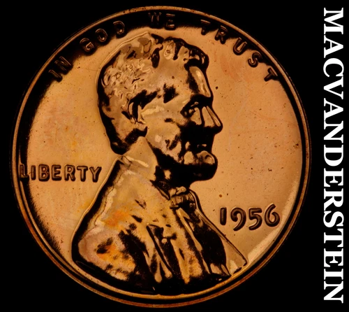 1956 Lincoln Wheat Cent- Choice Gem Proof Luster No Reserve #J3659