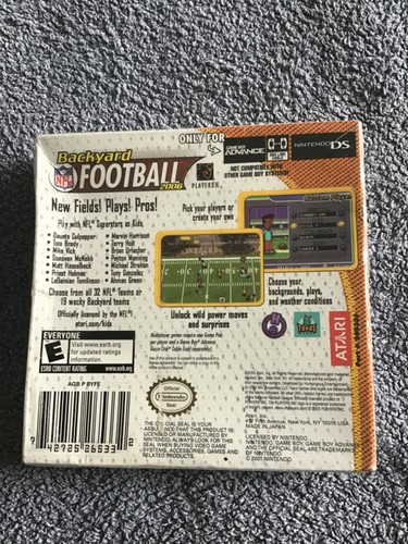 Backyard Football 2006 (Nintendo Game Boy Advance, 2005) NUEVO Precintado - Imagen 2 de 3