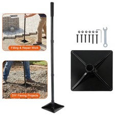 Heavy Duty 20cm Ground Tamper Earth Soil Rammer Hand Tool Adjustable Leveling UK