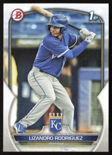 2023 Bowman Prospects Lizandro Rodriguez #BP-47 Kansas City Royals