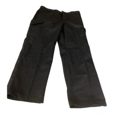 New Dickies Shop Work Pants Size 36x30 Mens Black Uniform Cargo Pockets