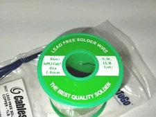 Cables To Go, 1 Pound Lead Free Solder 1.0mm Sn99.3 Cu0.7 No 38027