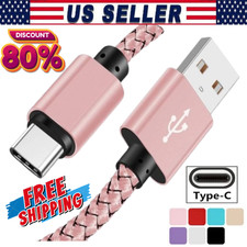 Fast Charging Braided Charger Data Cord USB Type-C For iPhone 17/16/15 Cable Lot