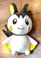 Pok mon Official Premium Quality 8-inch Emolga Adorable, Ultra-Soft, Plush Toy