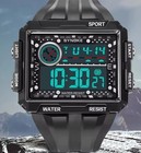 SYNOKE Mountaineering Digital Watch Waterproof Shock Resist Large Screen unisex