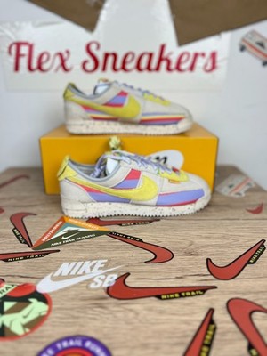 Nike Cortez SP Union LA Lemon Frost Trainers For, Size 39 (EU) DR1413-100