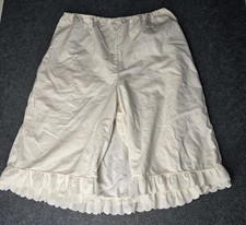 Handmade Vintage Antique Cotton Bloomers Pettipants With Back Cover