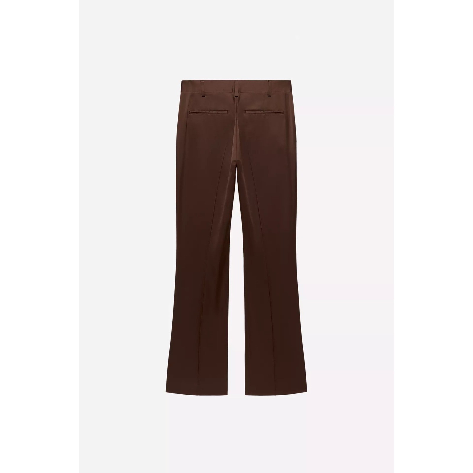 Zara Ludovic de Saint Sernin Brown Satin Flared Trousers Mens 30 0706/602/700 thumbnail 3