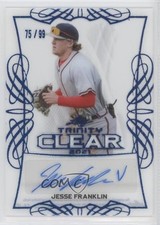 2021 Leaf Trinity Clear Platinum 75/99 Jesse Franklin V #CA-JF2 Auto 0c3e