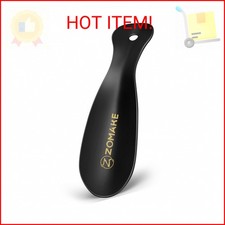 ZOMAKE Metal Shoe Horn,Small Travel Shoehorn for Men Women Kids,7.5'' Portable S