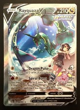Rayquaza V #194 Evolving Skies Alt Full Art Rapid Strike Holo Pokémon 194/203 on eBay