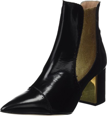 Hannibal Laguna Damen Eshe Booties Stiefeletten, Schwarz, 36 EU