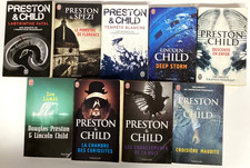 9 livres PRESTON & CHILD policier romans THRILLER