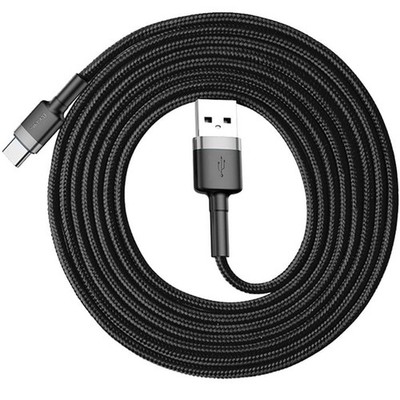 Kabel Baseus Cafule 2A USB-A für USB-C 2m Datenkabel Schnellkabel Ladenkabel