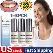 1-3PACK 5ml Tooth Polish,Tooth Paint, Natural Teeth Whitening Paint USA  20 off  