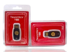 (2-Pack) TrustKey FIDO2 U2F Security Two-Factor Authentication USB Key Pin+Touch