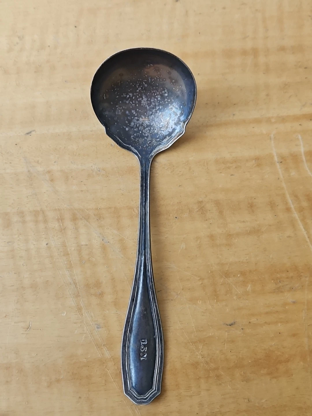 U.S.N. U.S. Navy Ladle WM Rogers silver plated AA