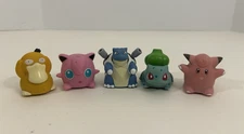 Vintage 1999 Pokemon Sliders Rollers Figures Lot of 5 Oddzon inc.