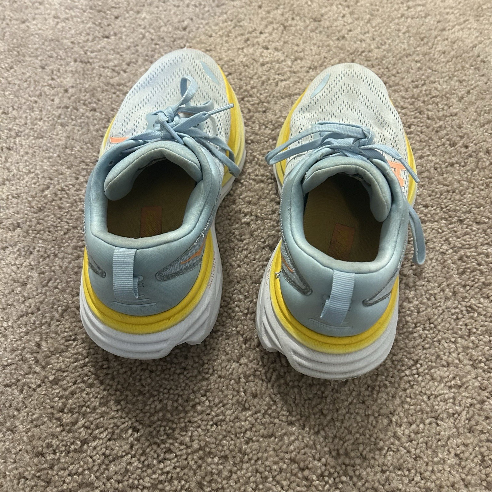 Hoka Bondi 8 Wide Women's Size 9 Summer Song/Country Air Light Blue Shoes thumbnail 5