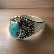 Vintage Handmade Boho-Style Sterling Silver 9...