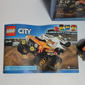 LEGO City Stunt Truck 60146 Complete Set 91 pcs Box Minifigure Car Driver