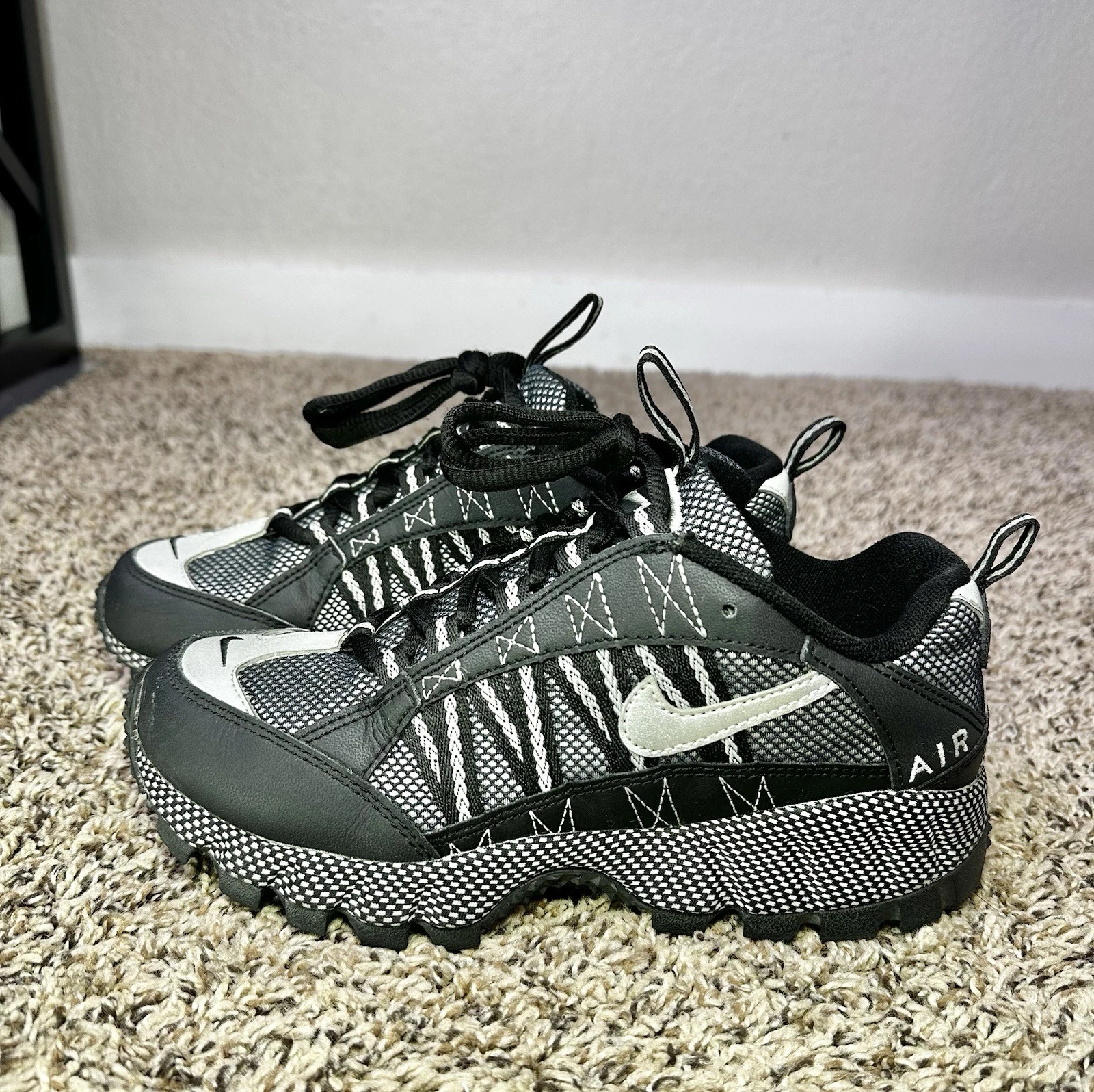 Nike Air Humara QS Black Mertallic Men's Trail Shoes Size 5